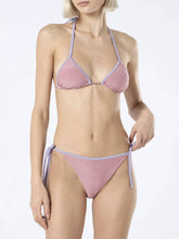 Triangolo bikini SAINT BARTH Leah String Lurex 04010F